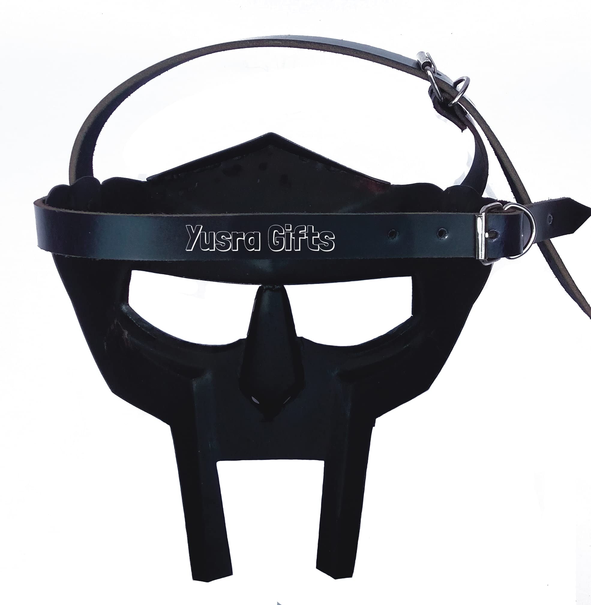 MF Doom Gladiator Mask - Silver & Copper Face Armor | Mad-Villain Edition | Perfect Gift for Nautical & Cosplay Enthusiasts | Great for Halloween, Comic Con & Themed Parties
