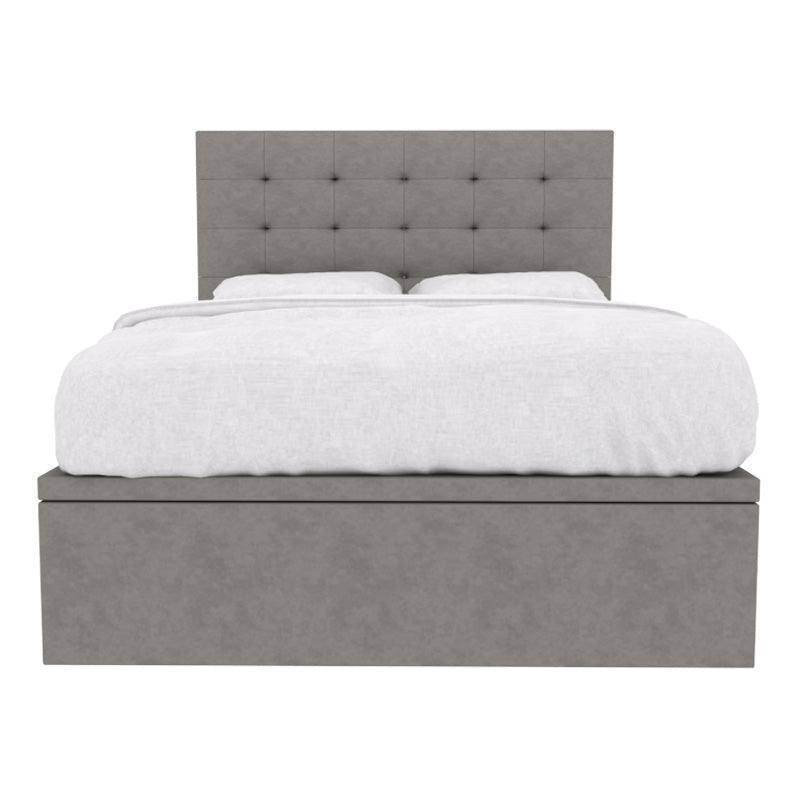 Edith Fabric Storage Bed with Underbed Drawers - Space-Saving Bed Frame with Hidden Storage for Small Bedrooms, Dorms & Apartments