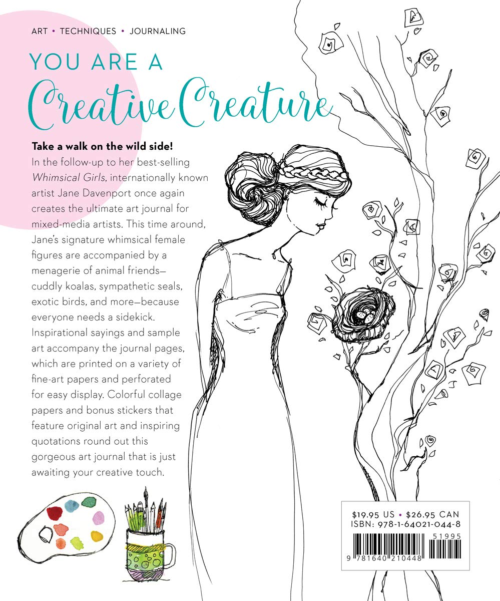 Whimsical and Wild Happy Hour Art Journal - Creative Scrapbooking & Mixed Media for Relaxation & Stress Relief