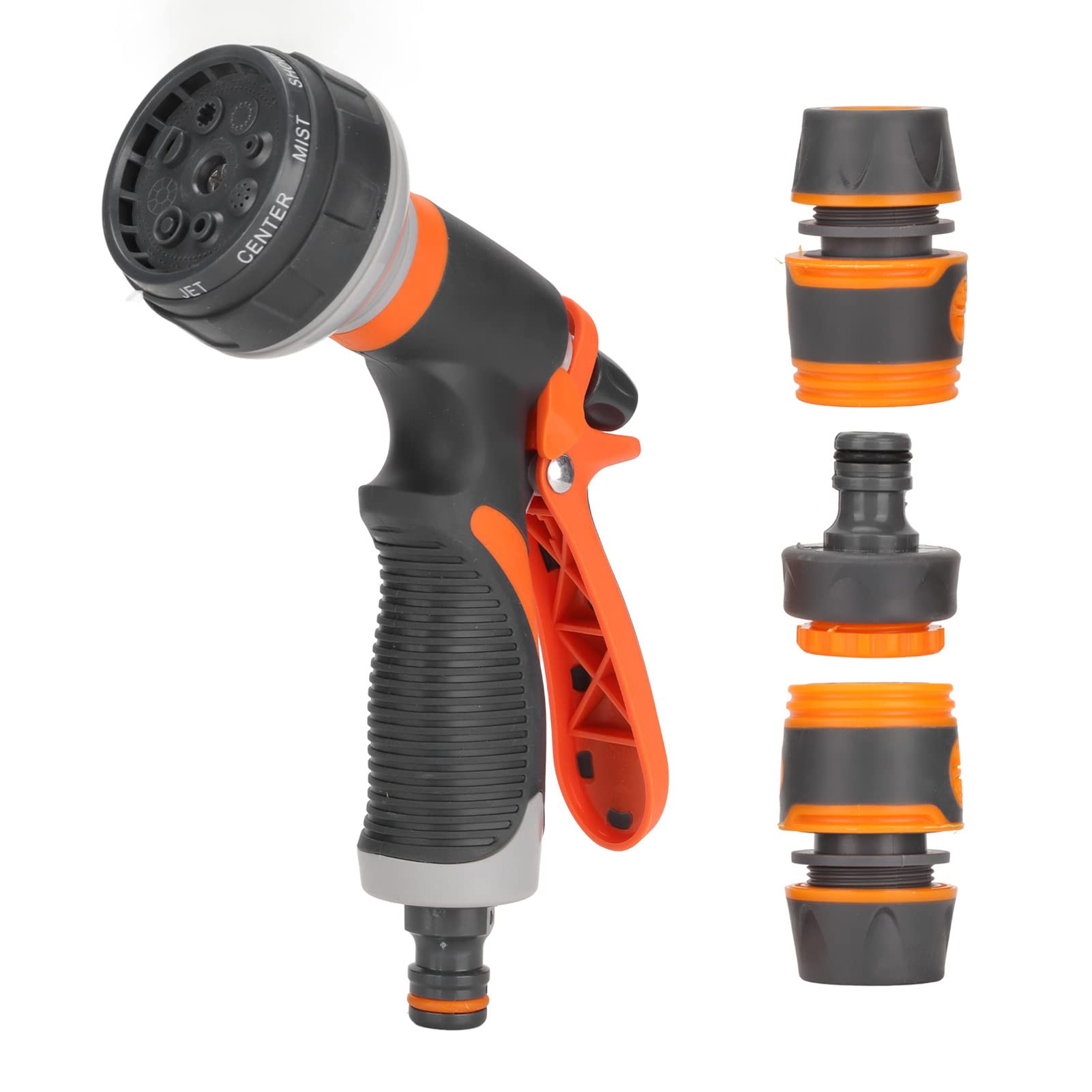 YOUTHINK Adjustable Garden Hose Nozzle Sprayer - Ergonomic Water Hose Spray Gun for Outdoor Car Washing, Garden Irrigation & Lawn Care | Perfect for Cleaning Vehicles, Watering Plants & Outdoor Cleaning Tasks