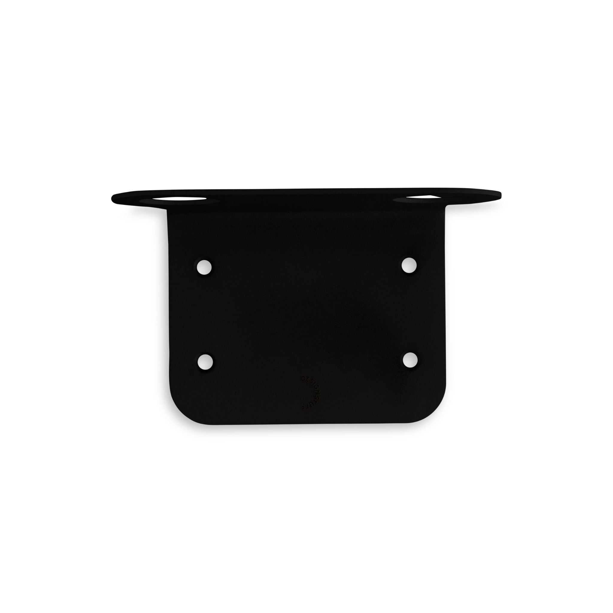 Floating Dual Soap Dispenser Holder - Modern Bathroom Organizer with Strong Suction Cups, Black | Perfect for Kitchen, Bathroom Sink Countertop & Shower Wall Mount Storage