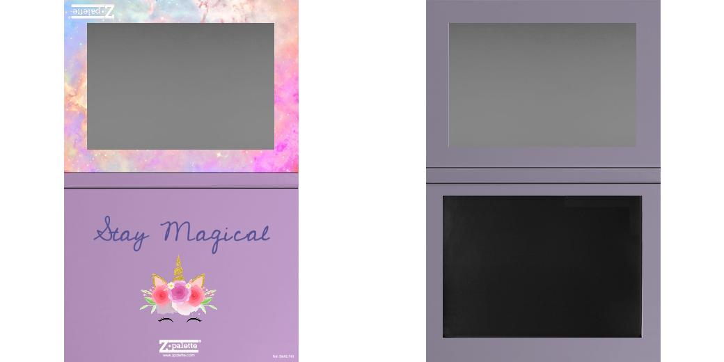 Custom Extra Large Z Palette - Magnetic Makeup Palette for Eyeshadow & Blush - Perfect for Travel & Professional Makeup Artists