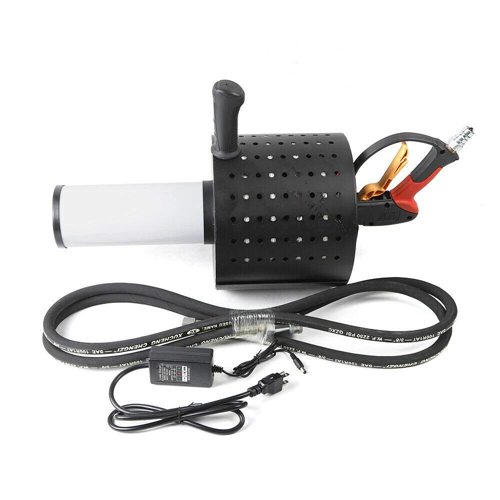 20W Handheld LED CO2 Jet Confetti Cannon - 7 Color Changing Party Blaster with Fog Effect for Weddings, Christmas, Concerts & Events | Portable CO2 Gas Machine for Stage Shows, Nightclubs & Celebrations