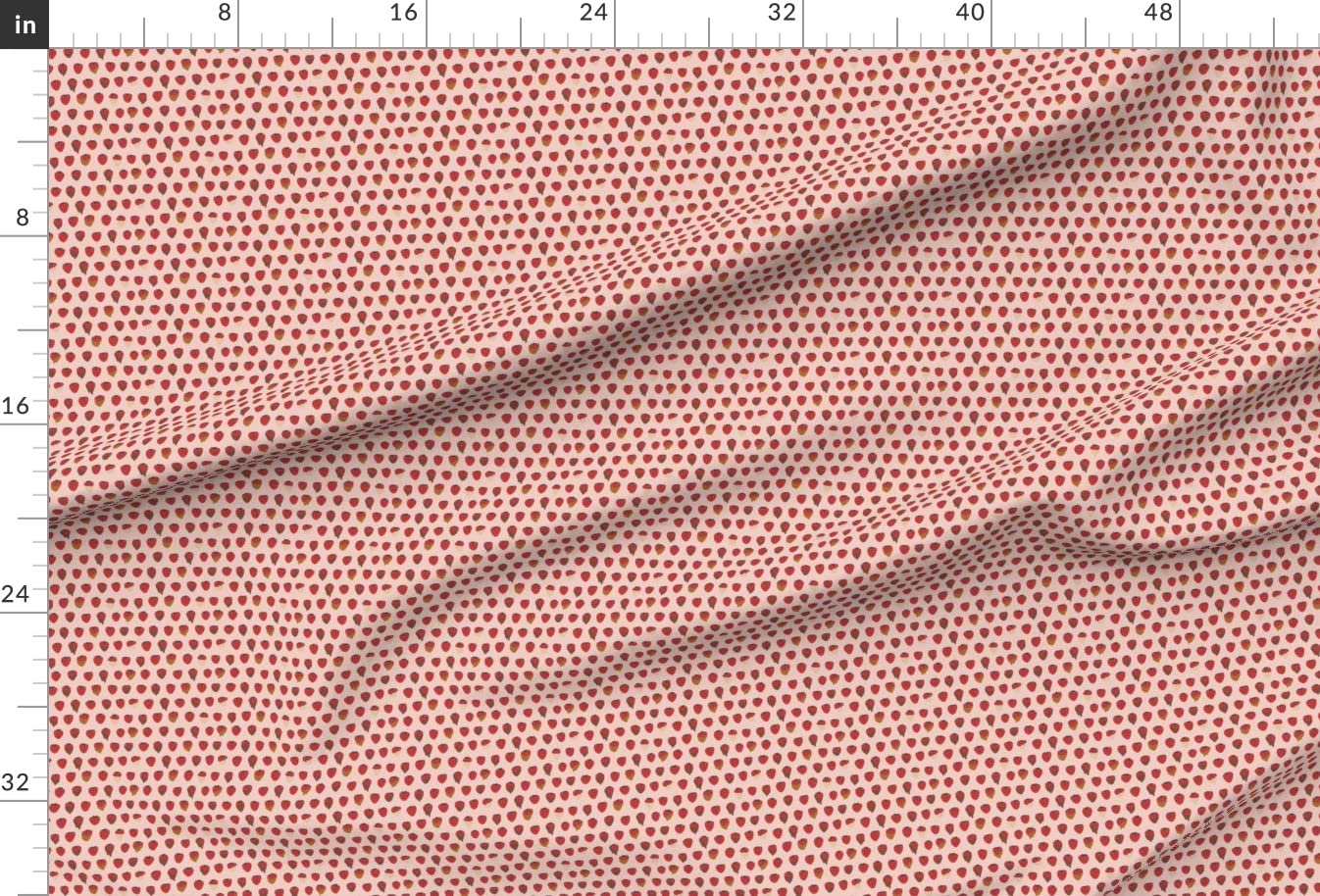 Strawberry Pink Small Scale Printed Minky Fabric by The Yard - Soft Plush Material for Sewing Baby Blankets, Quilt Backing & DIY Projects - Perfect for Nursery Decor, Cuddly Blankets & Crafting