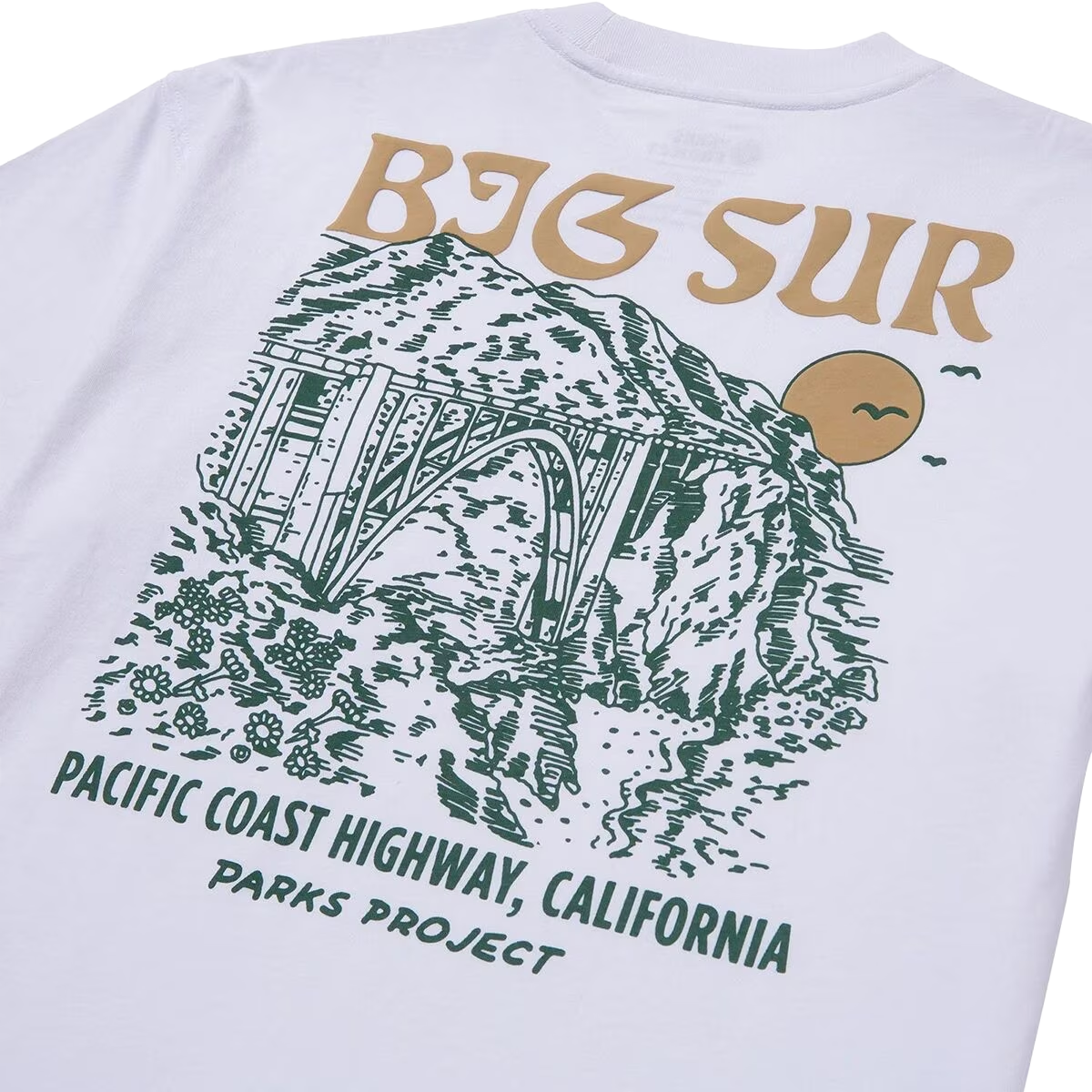 Big Sur Puff Print Pocket T-Shirt for Men - Soft Cotton Casual Tee for Everyday Wear, Street Style & Outdoor Adventures
