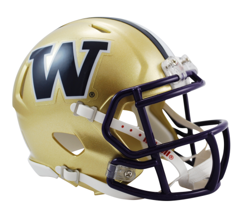 Washington Huskies Riddell Speed Mini Helmet - Collectible NCAA Football Replica - Perfect for Display, Gifts, and Fan Collections