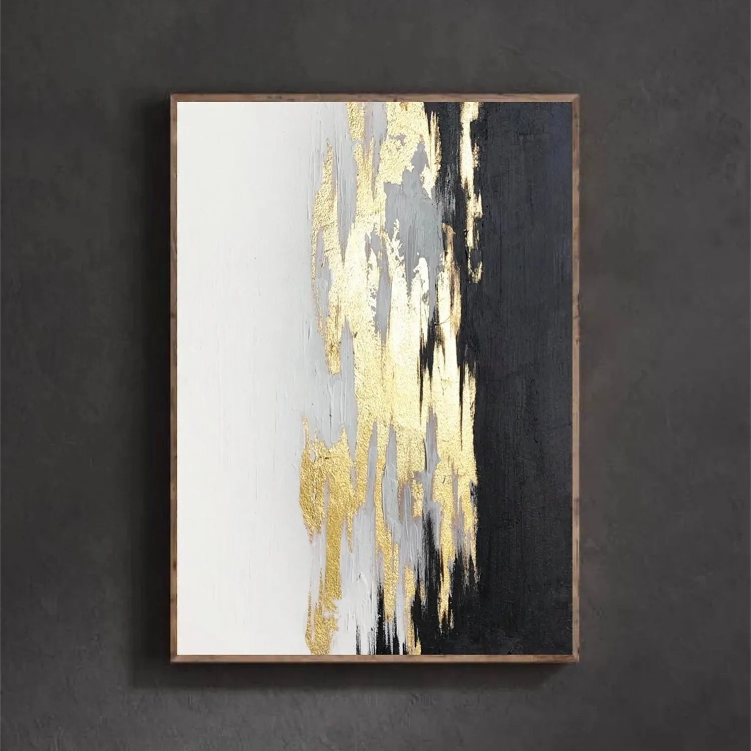 Abstract Painting #AB 238 - Modern Wall Art for Living Room, Bedroom & Office Decor - Handmade Canvas Artwork