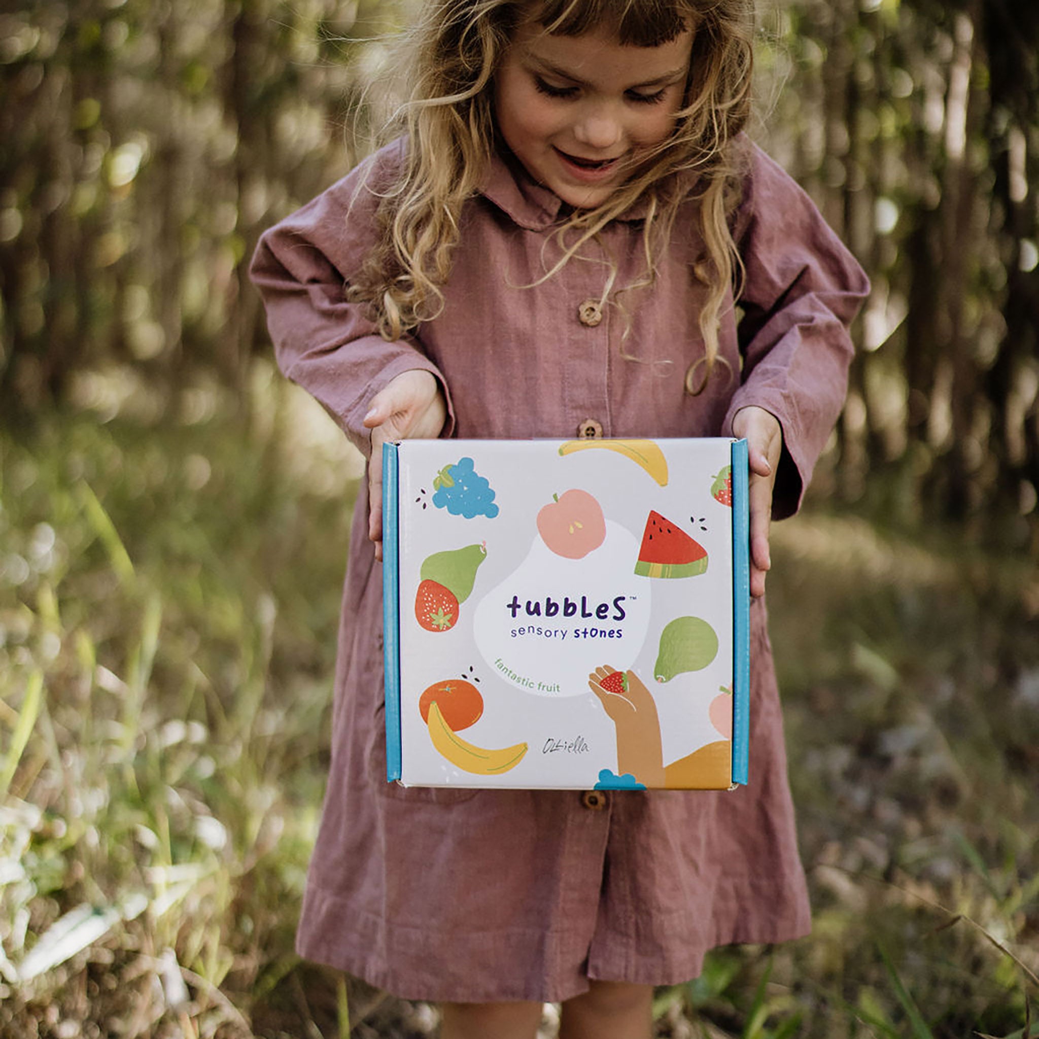Tubbles Sensory Stones - Fantastic Fruit Textured Sensory Toys for Kids - Perfect for Stress Relief, Autism Therapy & Sensory Play at Home or School