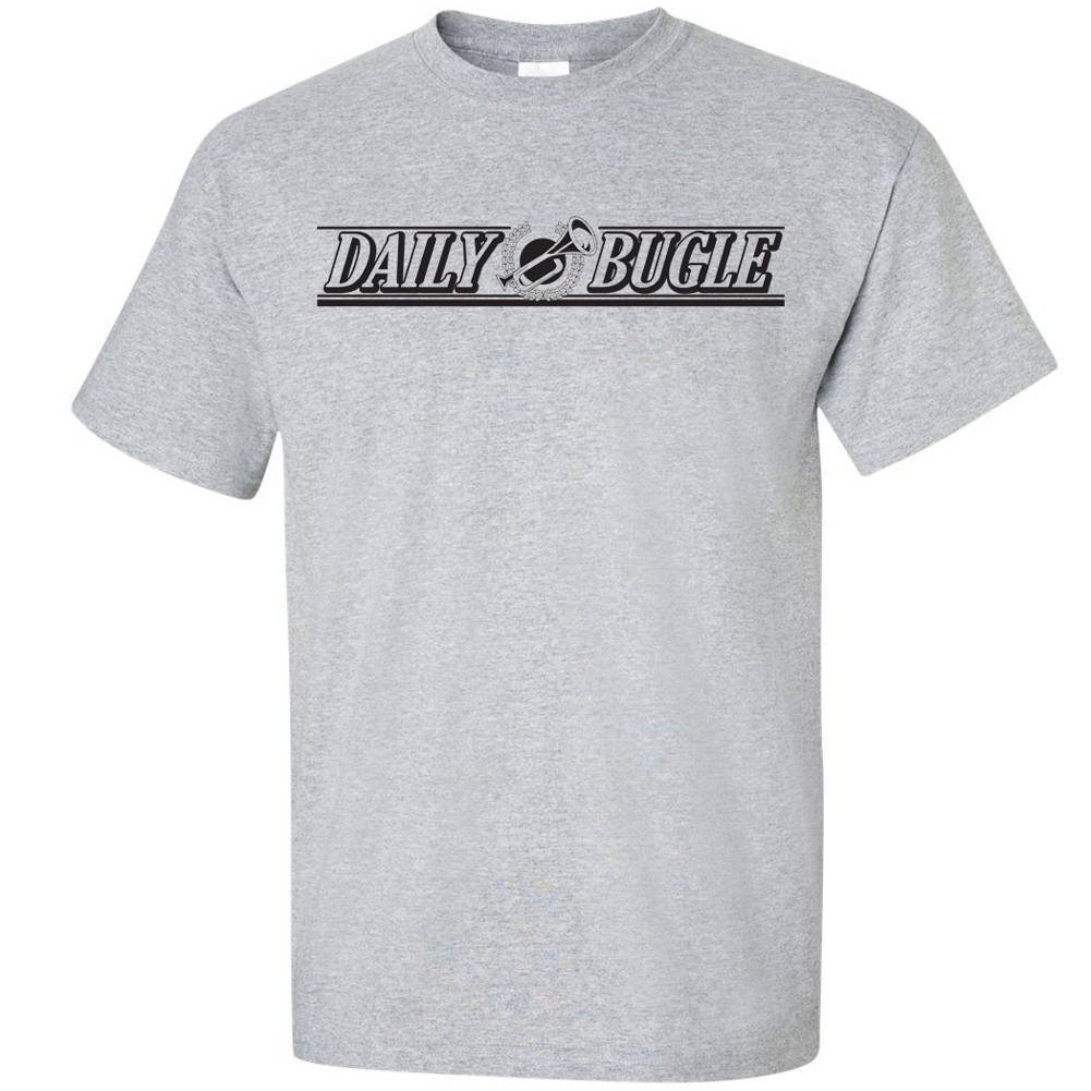 Spider-Man Movie Graphic T-Shirt | Daily Bugle Tee | Marvel Superhero Apparel | Casual Wear for Fans & Cosplay