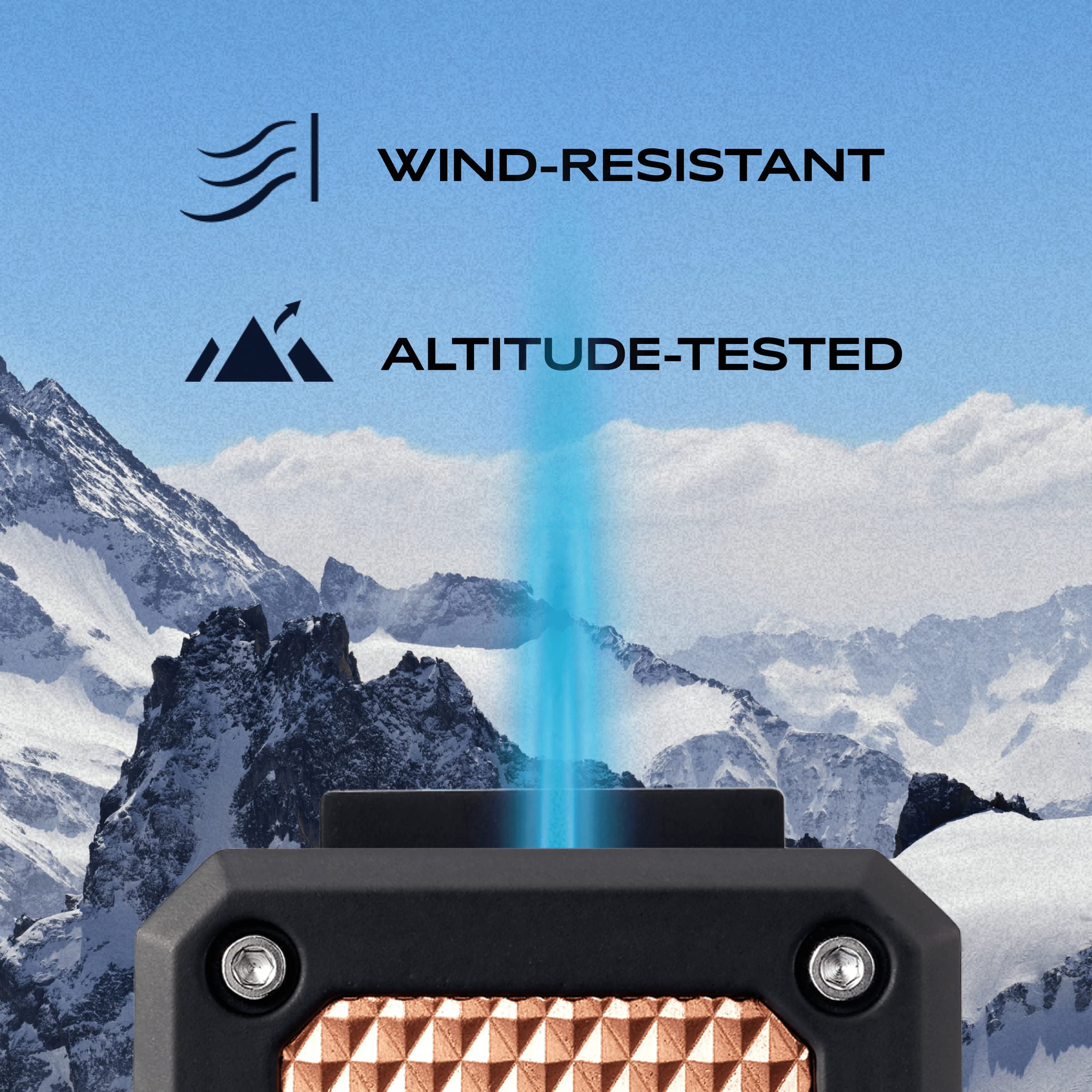 Colibri Rally Single Jet Flame Butane Lighter - Windproof Refillable Cigar Lighter with Blue Fuel Window & Adjustable Flame (Black/Rose) - Perfect for Cigar Smoking, Outdoor Camping & BBQ Use