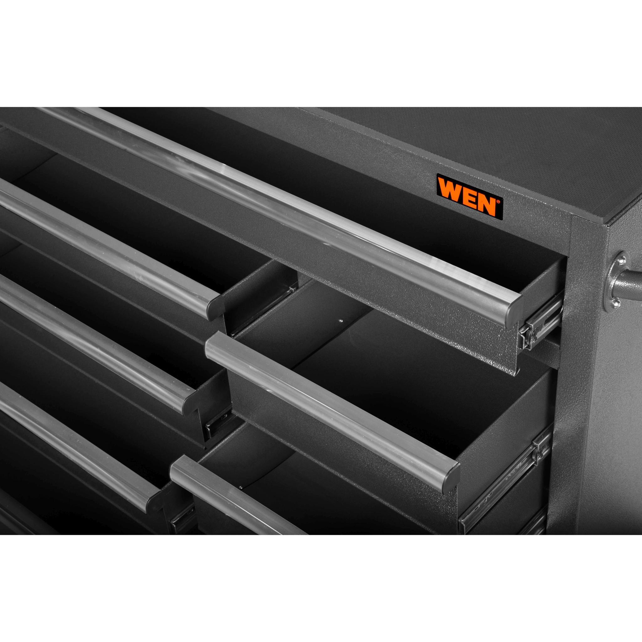 WEN GG422B 42-Inch Heavy Duty Rolling Tool Cabinet | 21-Gauge Powder Coated Steel Construction | Ideal for Garage Workshop & Professional Mechanic Tool Storage