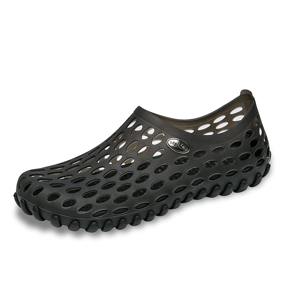LEADER SHOW ® Men's Ultralight Hollow Sandals - Breathable Water Shoes for Summer, Beach, Pool & Outdoor Activities - Comfortable Aqua Sandals for Walking, Swimming & Travel