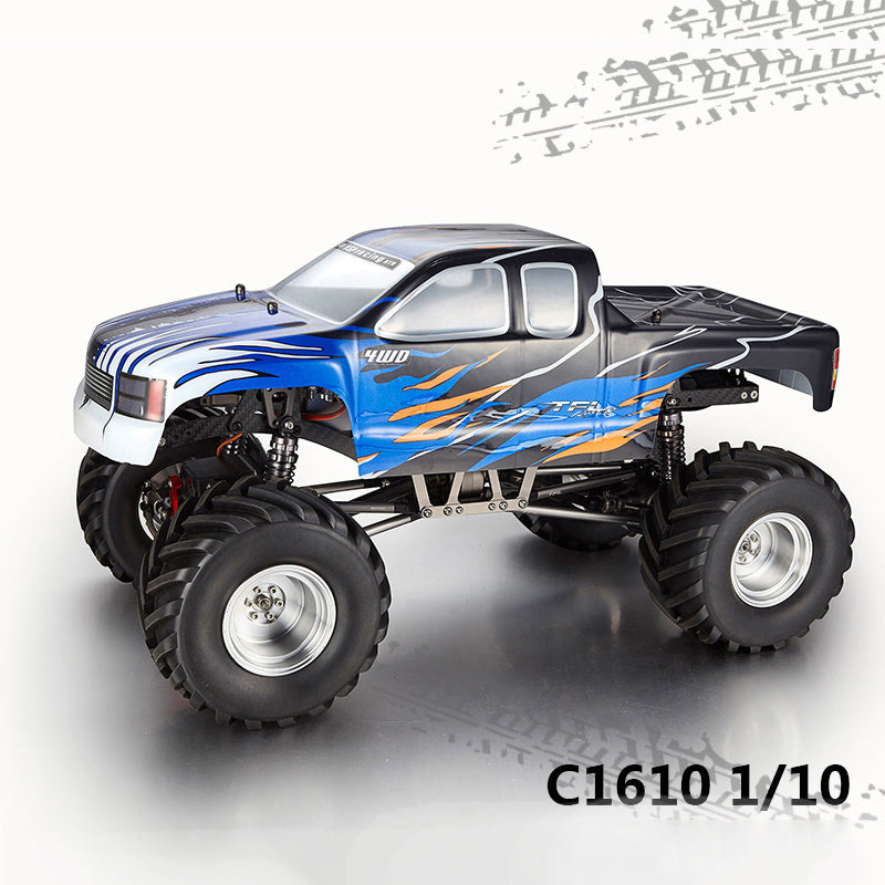 1/10 Scale TFL Racing Monster Truck RC Crawler - Metal Chassis, ESC Motor & Gearbox Kit (Model C1610) | Off-Road Adventure, Backyard Racing & Hobbyist Collection