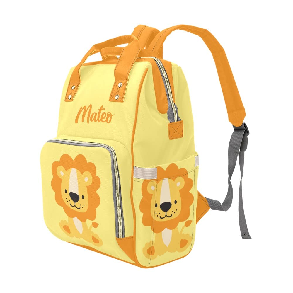 Personalized Diaper Bag Backpack with Name - Custom Travel Baby Changing Bag for Moms, Perfect for Daycare, Hospital Visits & Family Outings