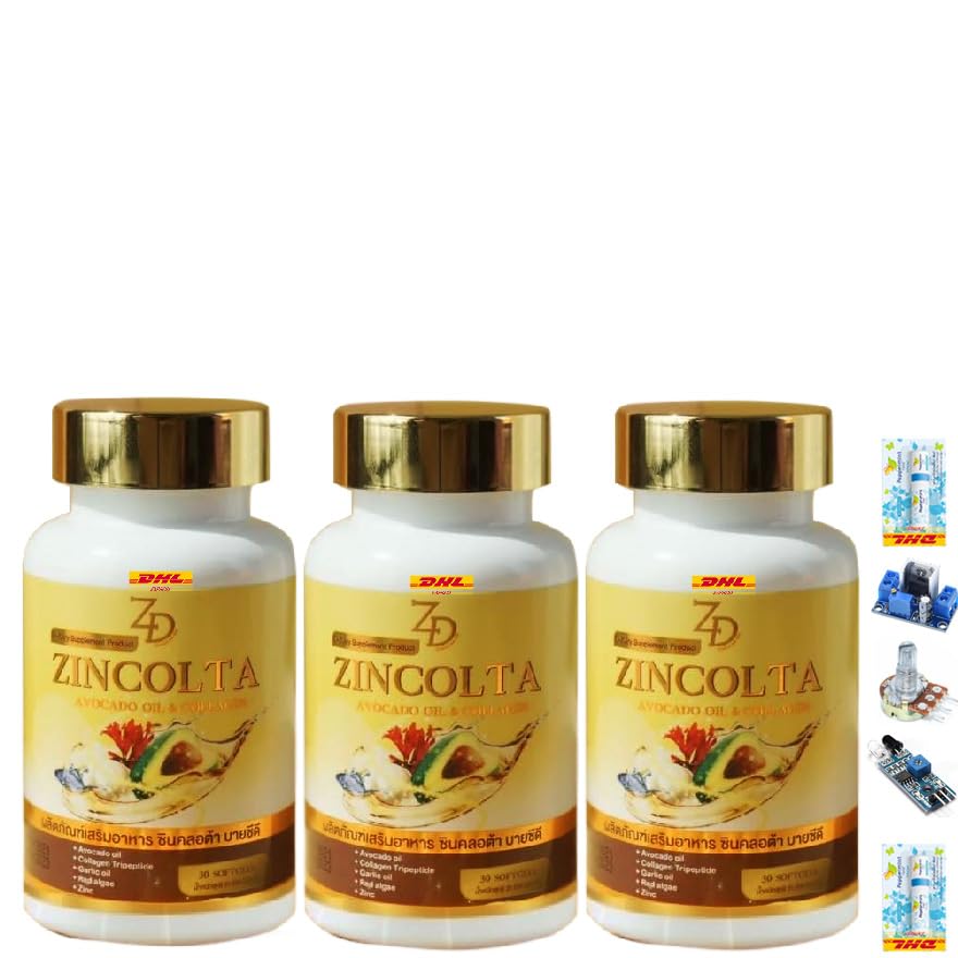 Premium Avocado Oil & Collagen Capsules for Skin Hydration - 90 Caps (3 Bottles) | Natural Moisturizer for Smooth, Glowing Skin | Perfect for Daily Skincare Routine & Anti-Aging Care