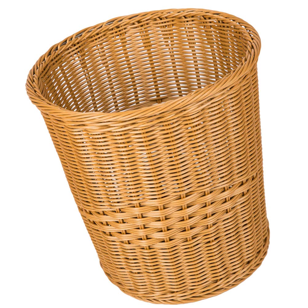 DOITOOL Round Rattan Laundry Basket - 12