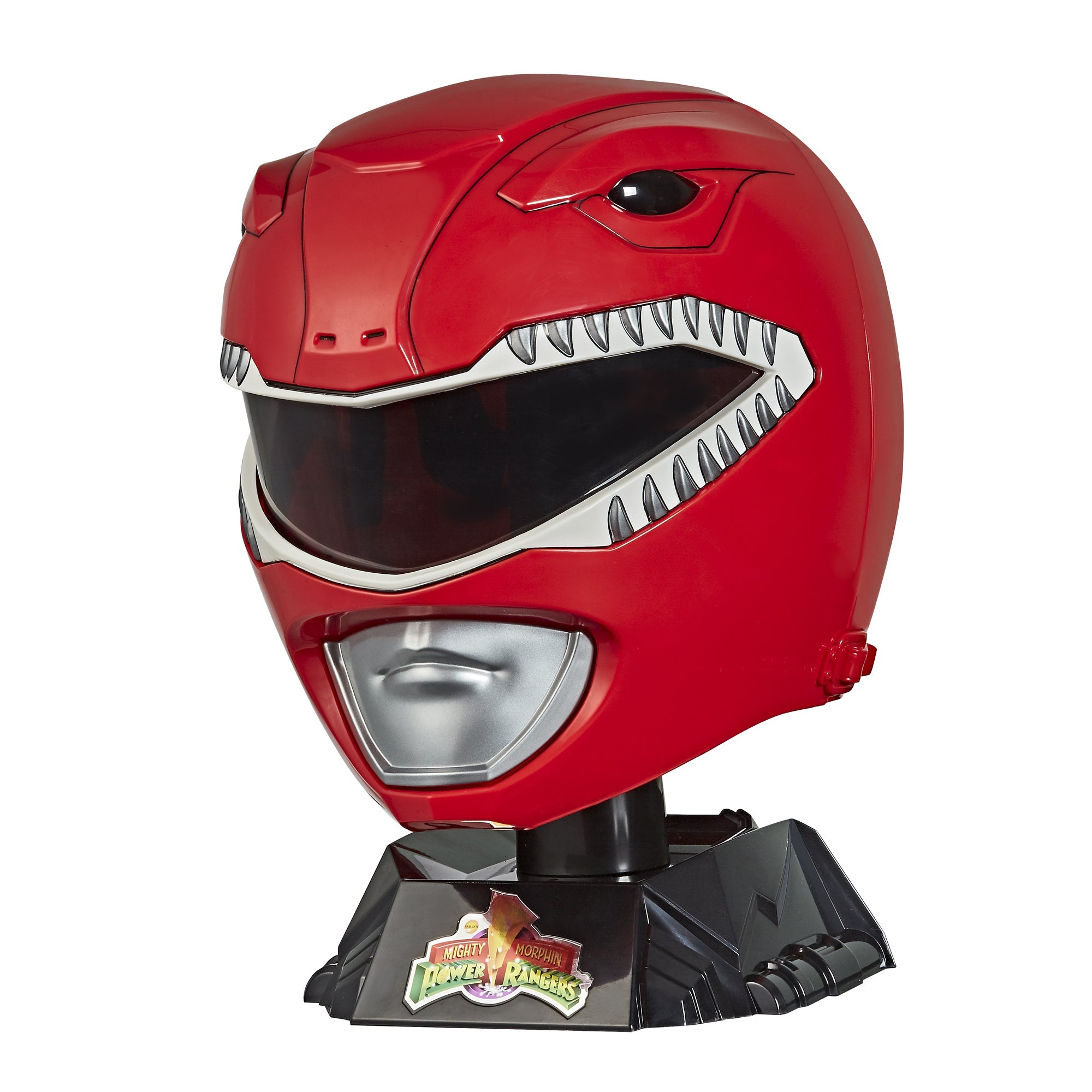 Power Rangers: Lightning Collection Mighty Morphin Red Ranger Helmet - Premium Collectible Cosplay & Display Piece for Fans & Halloween Costumes