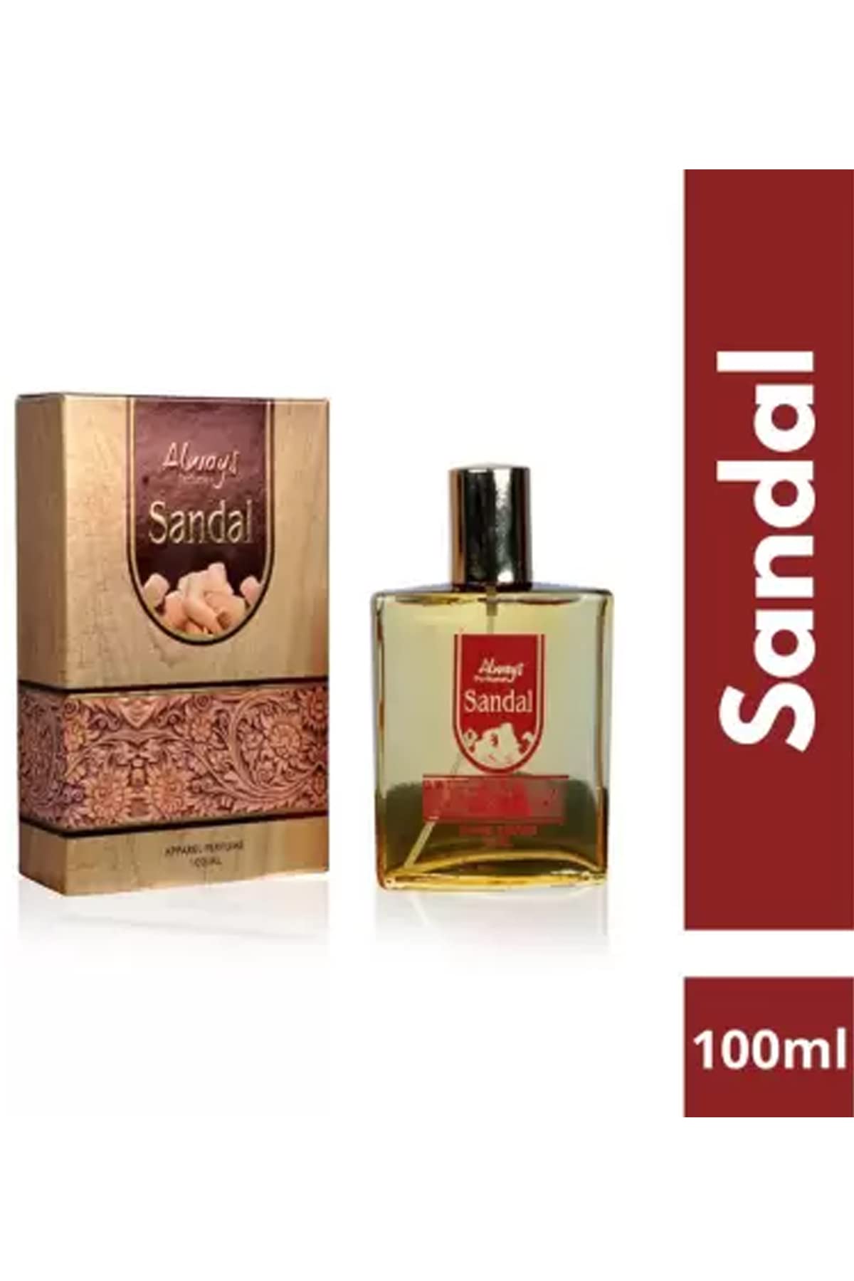 Always Sandalwood Perfume for Men & Women - 100ml Eau de Parfum | Long-Lasting Unisex Fragrance for Daily Wear, Date Nights & Special Occasions