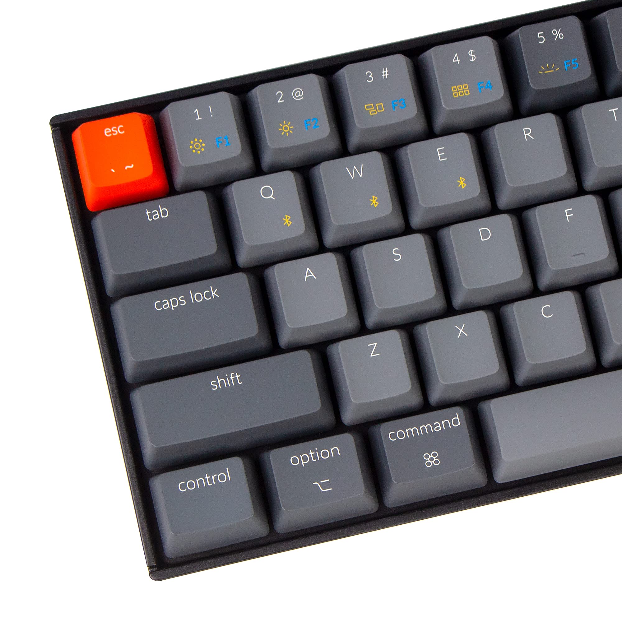 **Keychron K12 60% Compact Mechanical Keyboard - Bluetooth/USB Wired, Gateron G Pro Blue Switch, RGB Backlight, N-Key Rollover - for Mac & Windows - Perfect for Gaming, Coding & Office Work**