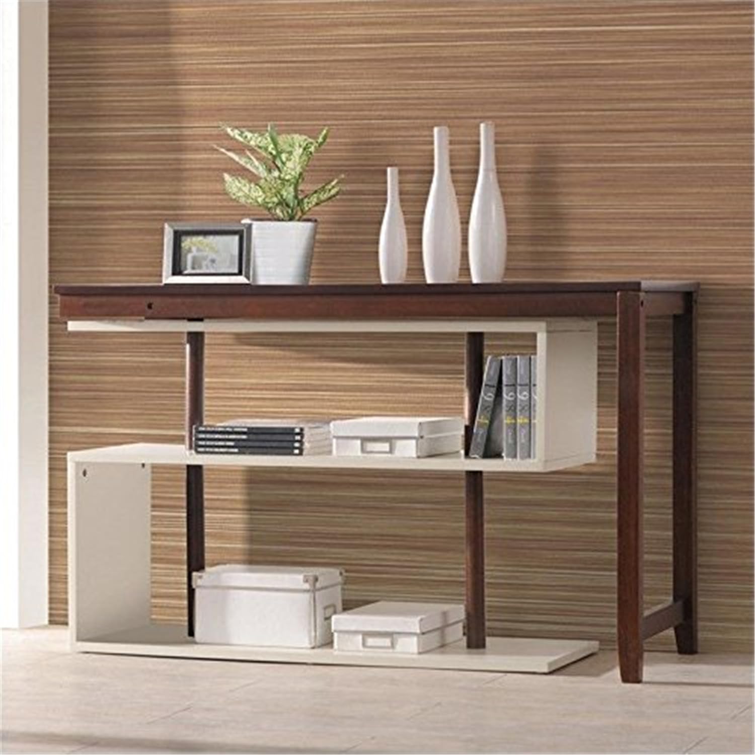 Virginia II Swing Out Desk - Space-Saving Wall Mounted Writing Desk for Home Office, Dorm & Small Spaces - International Caravan Furniture