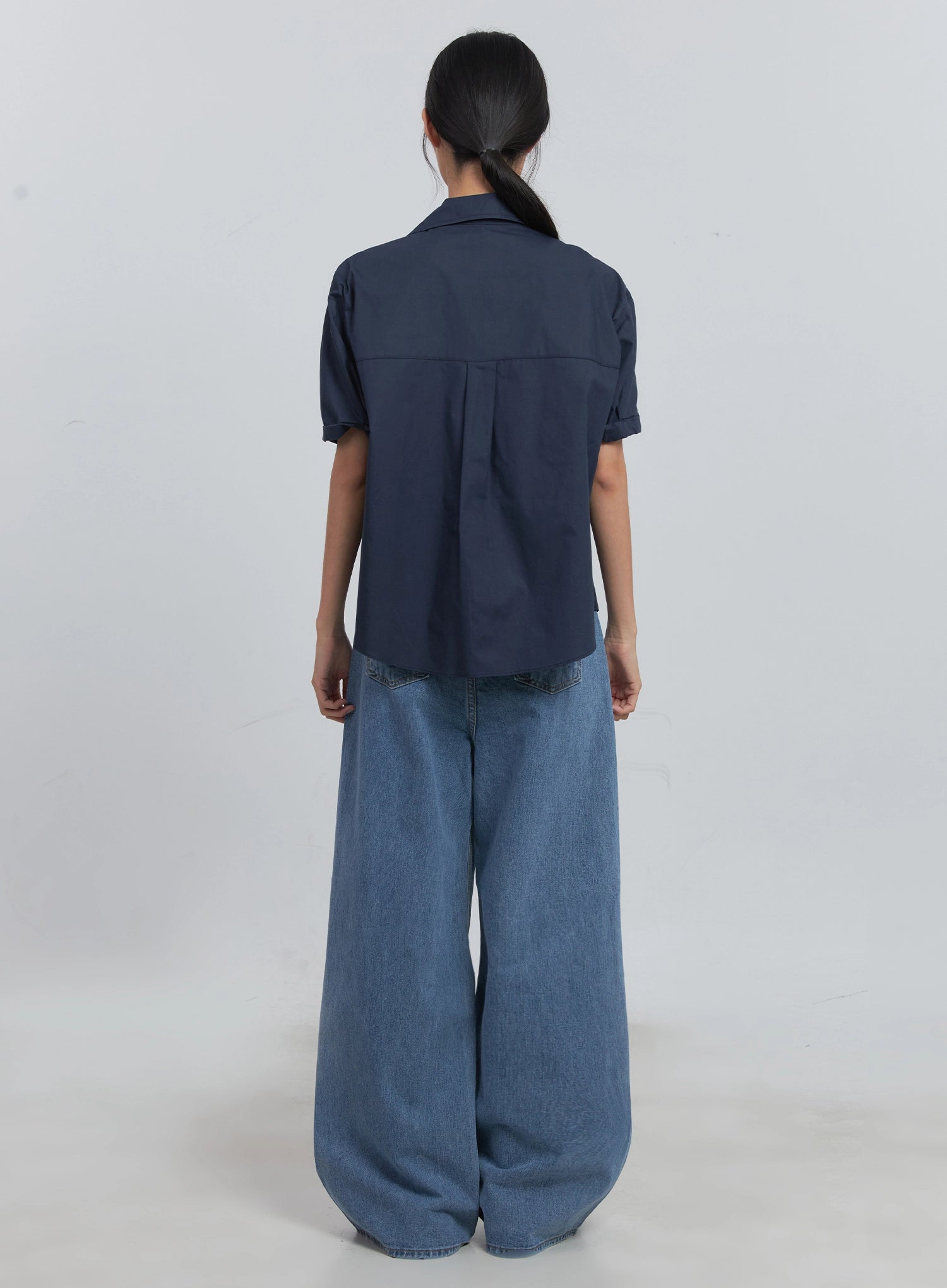 Daniela High Waisted Wide Leg Jeans for Women - Stretchy Comfort Denim Pants - Perfect for Casual Outings, Office Wear & Date Nights