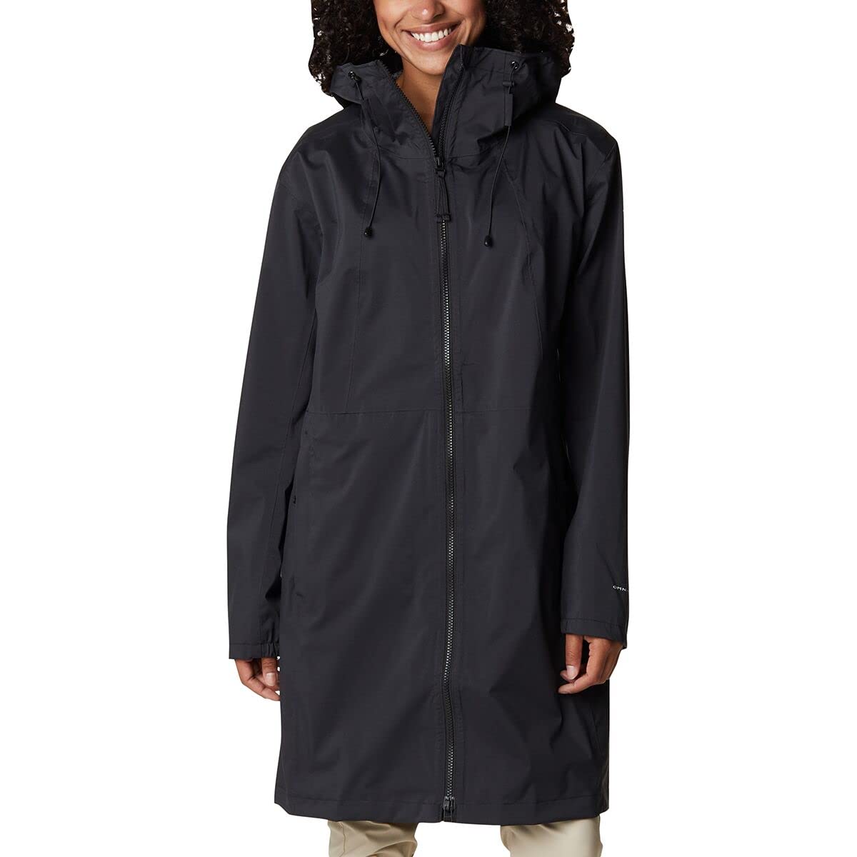 Columbia Women's Weekend Adventure Long Shell Jacket - Lightweight Waterproof Hiking & Outdoor Travel Coat