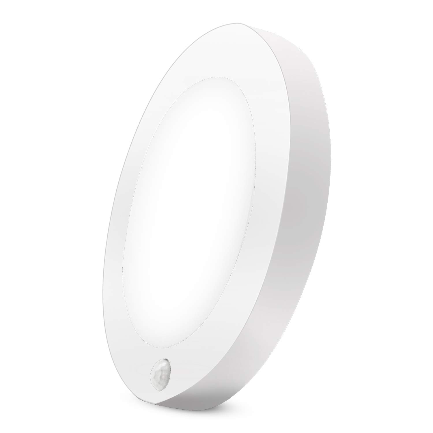 Dimmable 6 Inch LED Ceiling Light with PIR Motion Sensor - 3000K Warm White, Flush Mount, ETL Certified - Perfect for Closets, Stairs, Pantry, Porch & Laundry Room Lighting