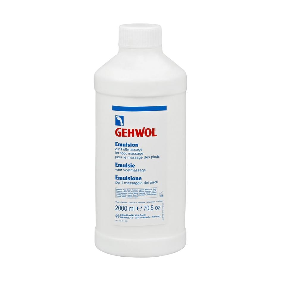 Gehwol Foot Cream Emulsion - 70.5 fl oz for Dry Cracked Feet - Moisturizing & Healing Foot Care - Perfect for Pedicures, Diabetic Foot Care & Daily Foot Hydration