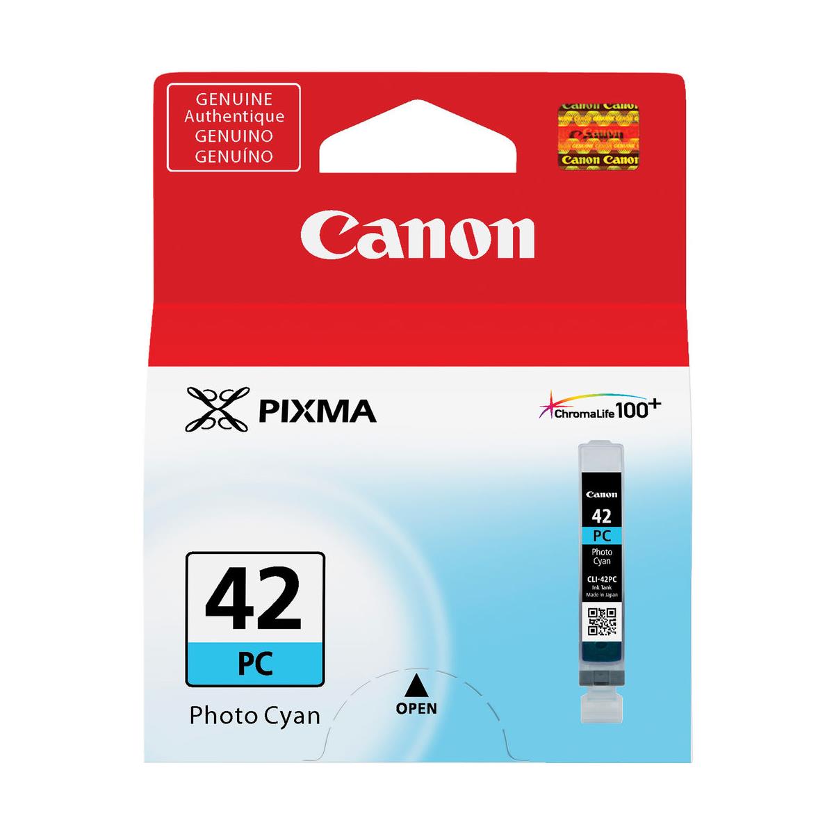 Canon CLI-42C Photo Cyan Ink Cartridge - High-Quality Ink for Canon Printers - Perfect for Photo Printing, Art Projects & Office Use