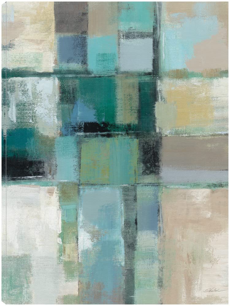 Willowbrook Fine Art Canvas Wall Decor - Bright Spots Abstract Painting - 42x56 Inches - Ready to Hang - Modern Artwork for Living Room, Bedroom, Office & More - Perfect for Home Decor, Housewarming Gifts & Interior Design