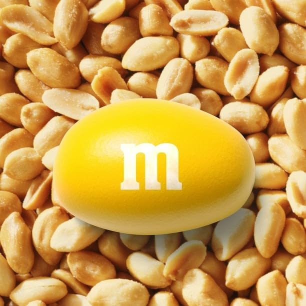 M&M's Peanut Milk Chocolate Candies - Family Size Bag (345g/12.2oz) - Pack of 2 with Free Ice Pack - Perfect for Parties, Halloween Treats & Office Snacks - Shipped from Canada