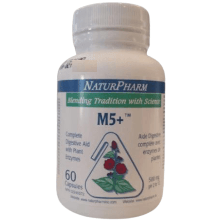 NaturPharm M5+ 60 Capsules - Premium Natural Supplement for Energy & Immunity Support - Ideal for Active Lifestyles & Wellness Routines