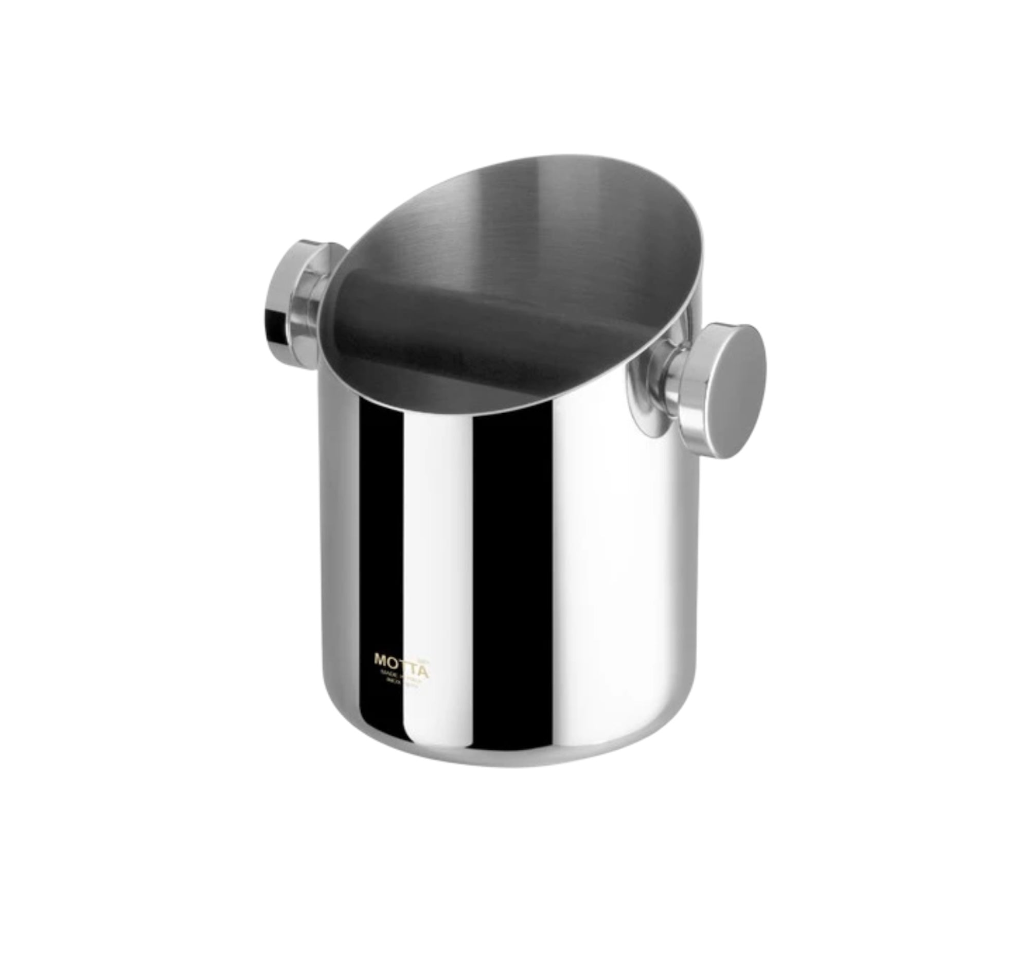 MOTTA Knockbox Coffee Grounds Container - 105mm Diameter x 150mm Height - Perfect for Espresso Machine Waste Disposal & Barista Station Organization