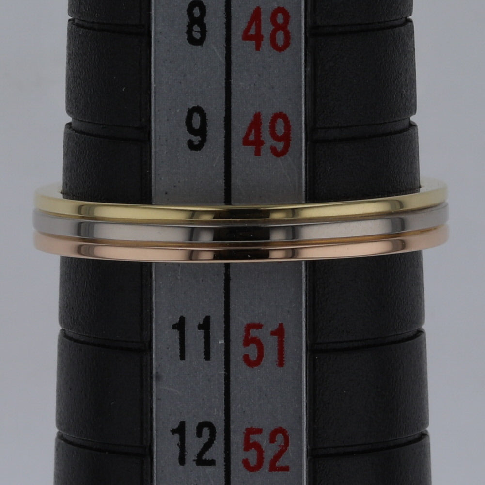18K Gold Vendôme Louis Cartier Wedding Ring B4209900 - Elegant Luxury Band for Engagement, Anniversary & Special Occasions