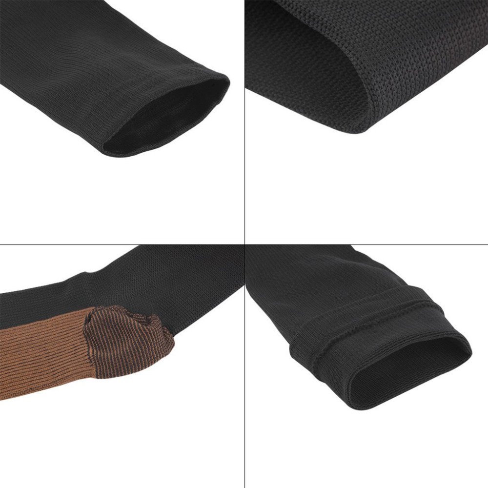 Graduated Compression Socks for Men & Women (2 Pairs) - Calf High Support Stockings for Running, Travel & Circulation - Medical Grade Legwear for Nurses, Athletes & Pregnant Women