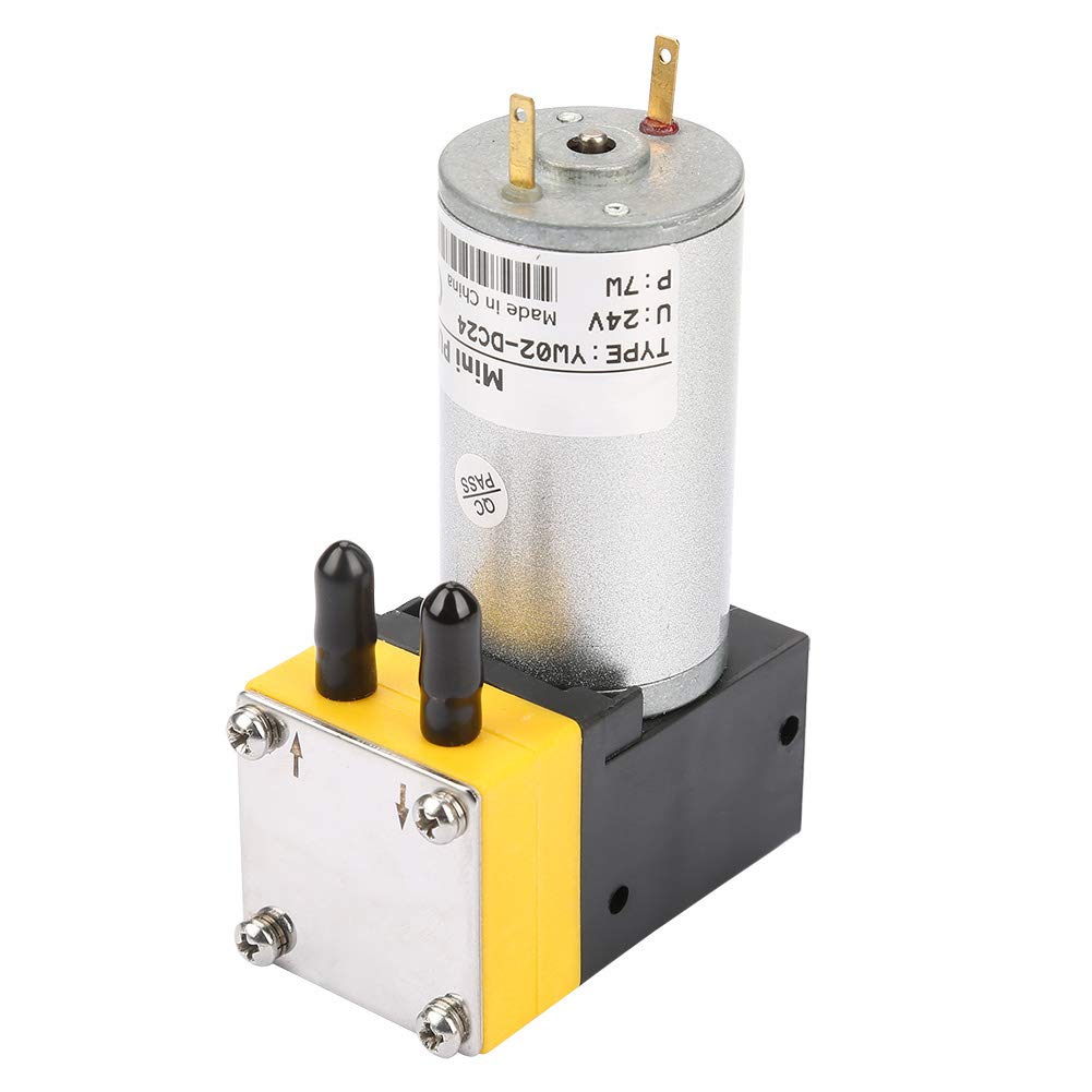 24V Lab Diaphragm Vacuum Pump - 0.4-1L/min Micro Water Pump for Liquid & Air Transfer | Ideal for Laboratory, Medical, and Industrial Applications