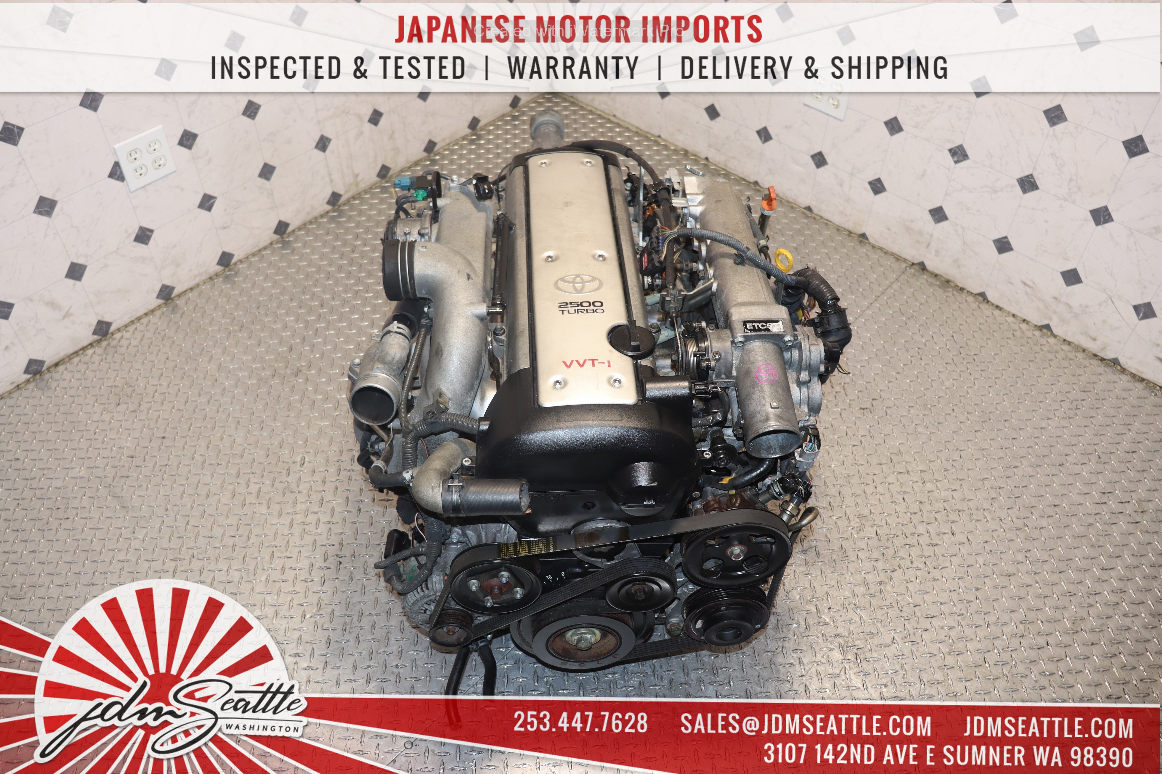 JDM 1JZ-GTE VVTi Turbo Engine & Automatic Transmission Kit - Compatible with Lexus IS300 GS300, Toyota Chaser Mark II, Soarer - Perfect for 1JZ Engine Swap & Performance Upgrades - Ideal for Racing, Drifting & Car Restoration Projects