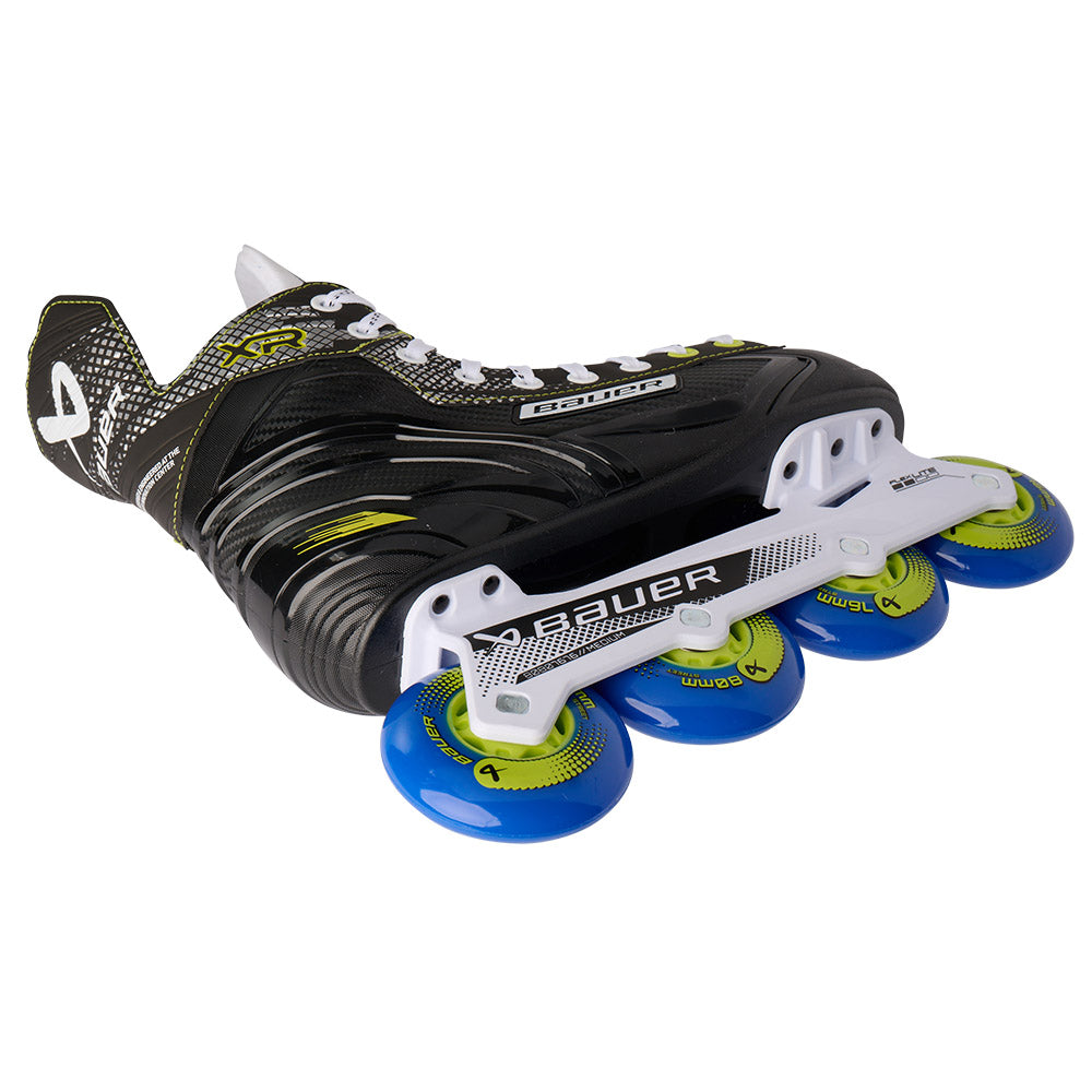 Bauer XR Intermediate Roller Hockey Skates - Lightweight & Durable for Youth & Adult Players - Perfect for Street Hockey, Rink Games & Training Sessions
