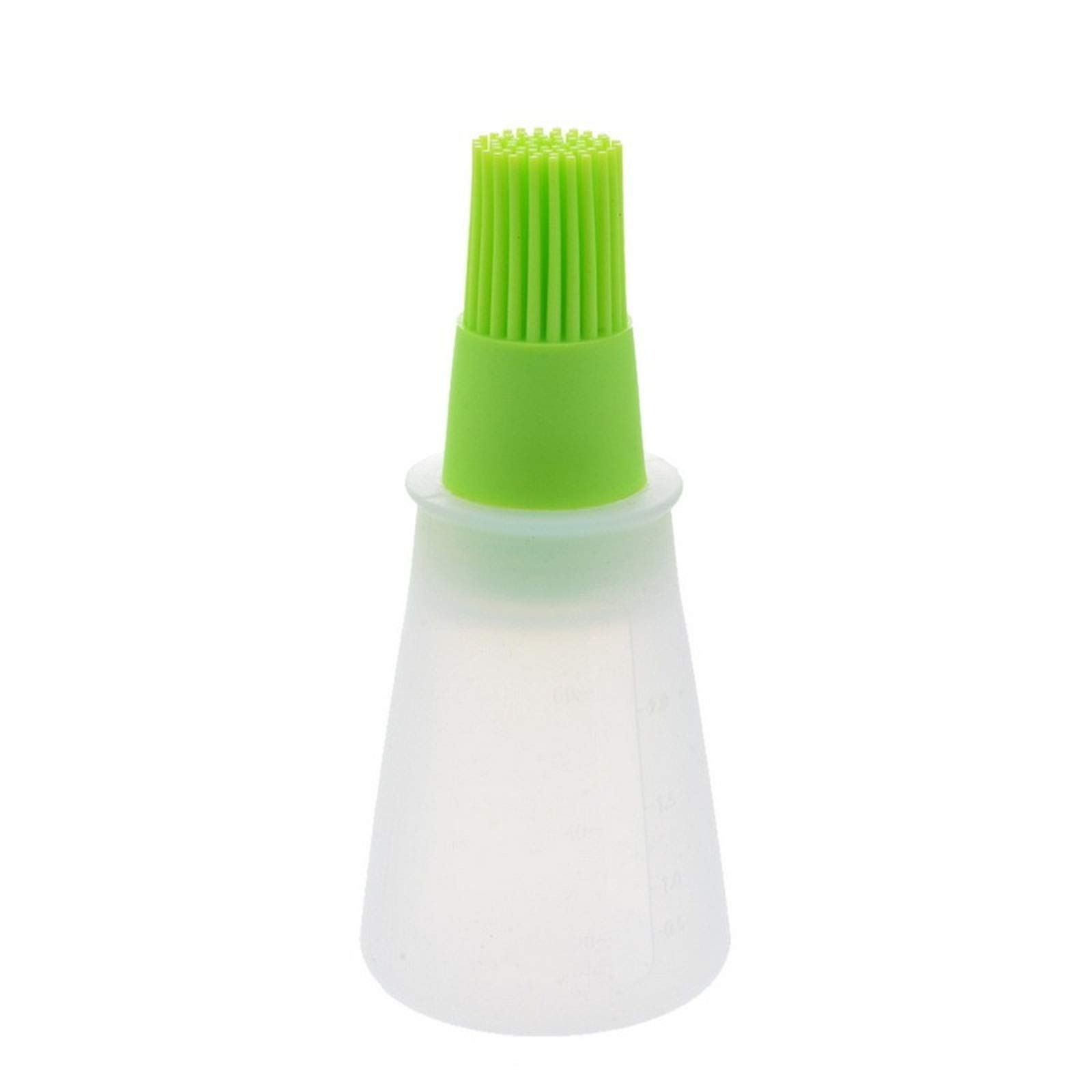 2Pcs Portable Silicone Oil Bottle with Brush - Durable BBQ Oil Brush for Grilling, Baking, and Pastry - Essential Kitchen and Barbecue Tools for Home Chefs
