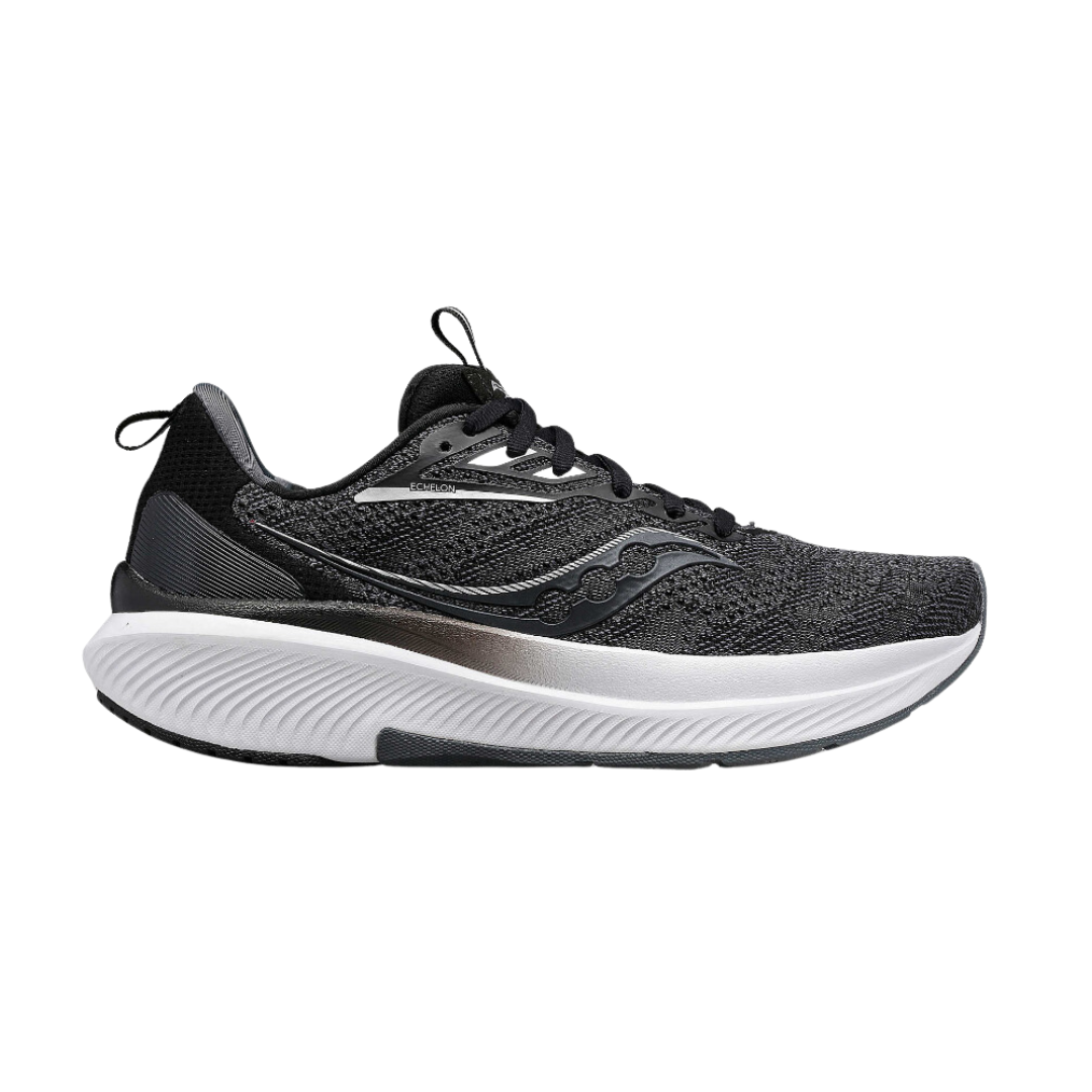 Women's Echelon 9 Black/White Wide Width Comfortable Walking Shoes - Perfect for Work, Travel & Everyday Wear