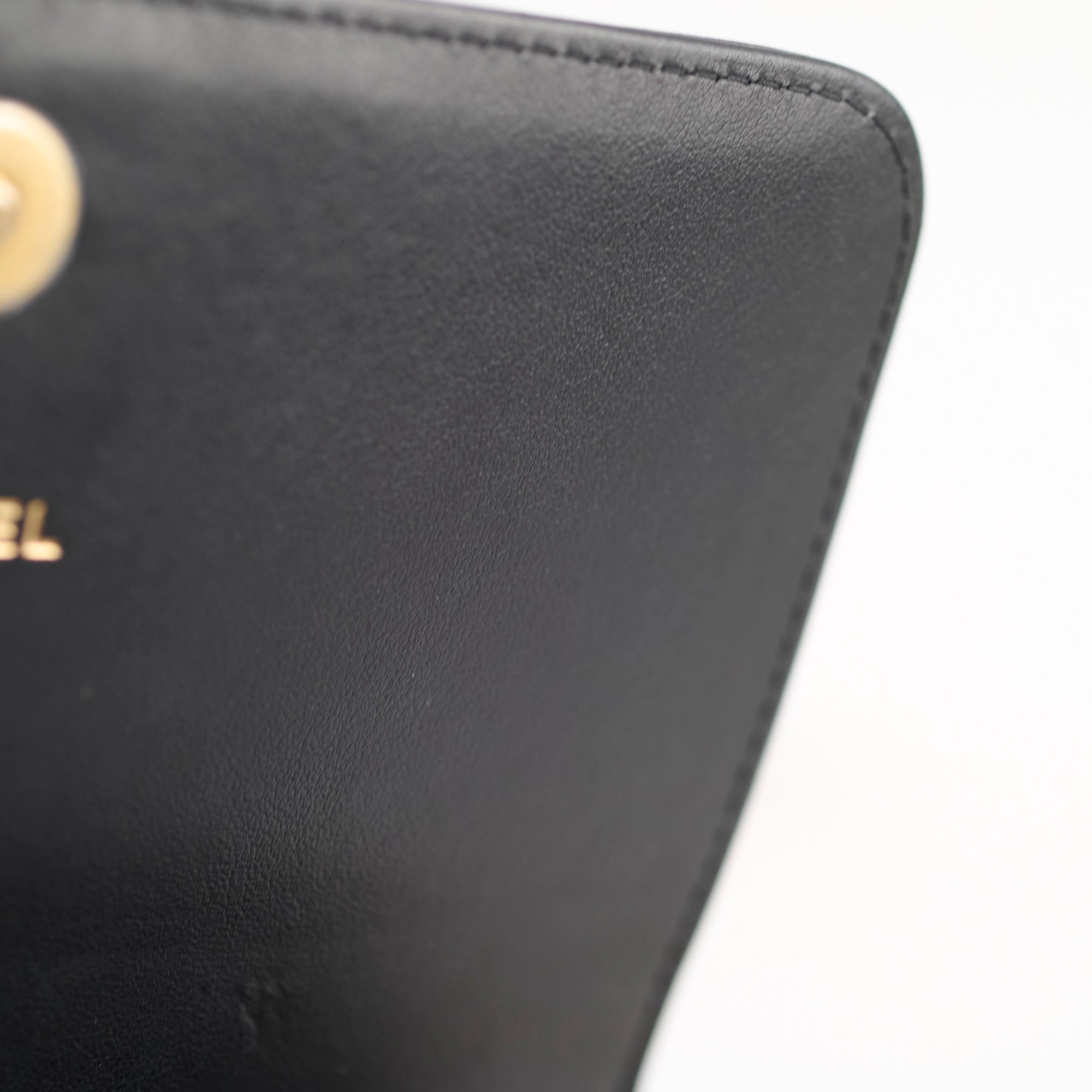 Chanel Boy Wallet On Chain WOC - Black Caviar Leather Crossbody Bag for Women | Perfect for Evening Out, Party & Daily Use