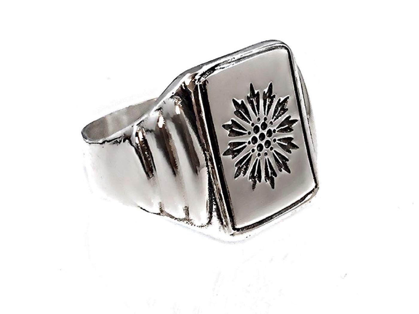 The Great Gatsby Signet Ring - 925 Sterling Silver Men's Jewelry - Vintage Style Designer Ring for Formal Events & Gifts