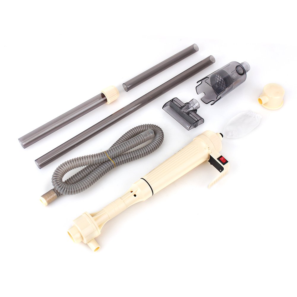 Electric Aquarium Gravel Cleaner - Auto Water Filter Pump for Fish Tank Maintenance