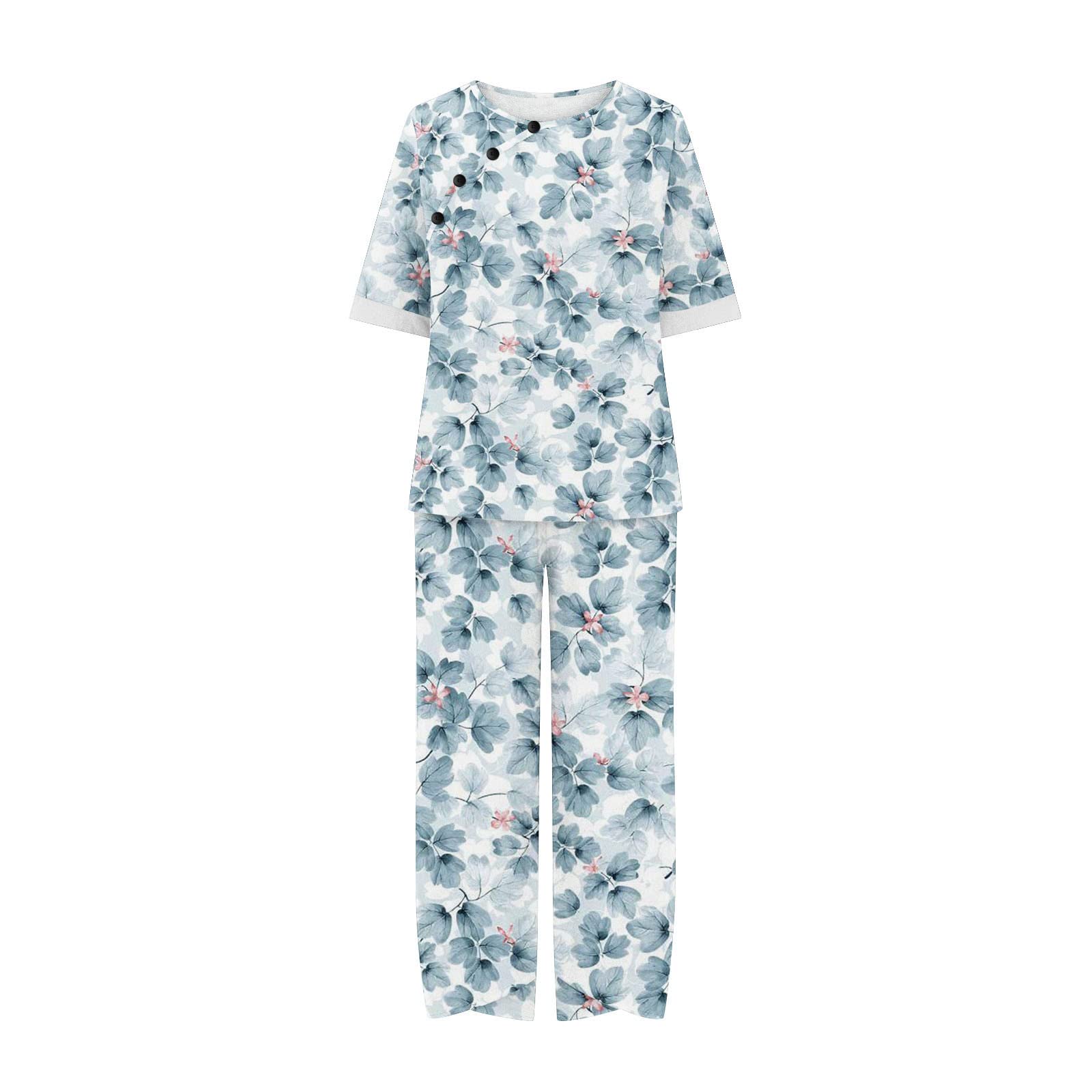 Women's Matching 2-Piece Sweatsuit Set - Comfy Lounge Wear & Vacation Outfits - Plus Size Short Sets & Couple Pajamas - Perfect for Relaxing at Home, Traveling, or Casual Outings