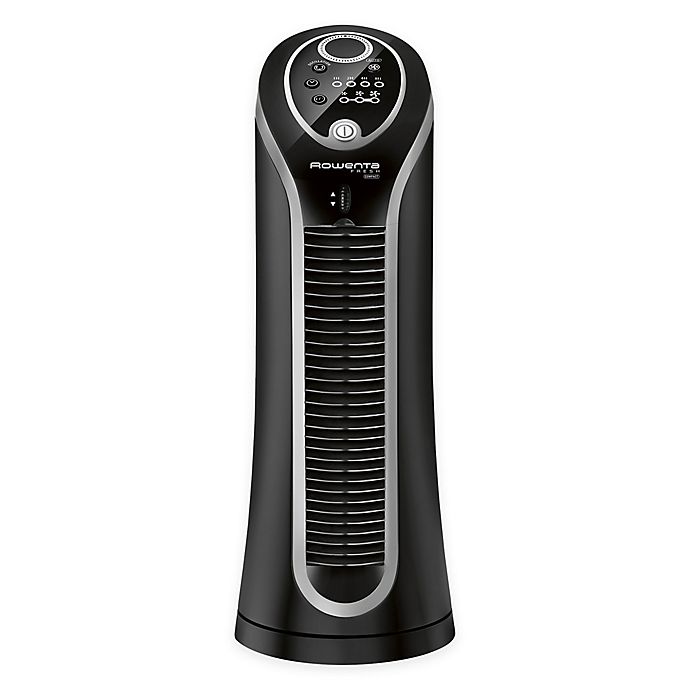 ROWENTA Fresh Compact Tower Fan VU6211U2 - Blemished Package with Full Warranty - Perfect for Home, Office & Bedroom Cooling
