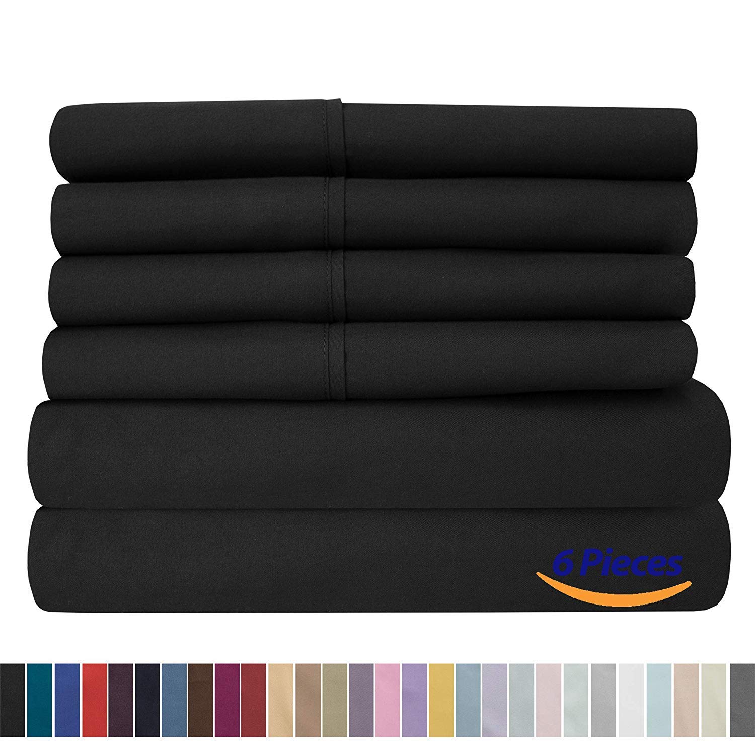 Premium 6-Piece 800 Thread Count King Size Sheet Set - 15