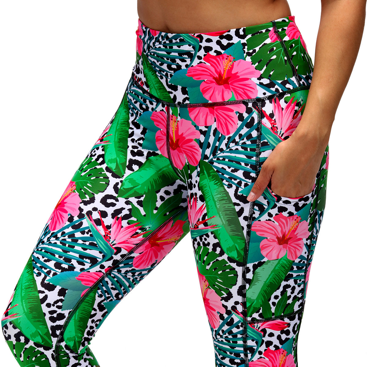Hibiscus Capri Floral Print Summer Dress - Women's Boho Beach Cover Up & Casual Sundress for Vacations, Pool Parties, and Tropical Getaways