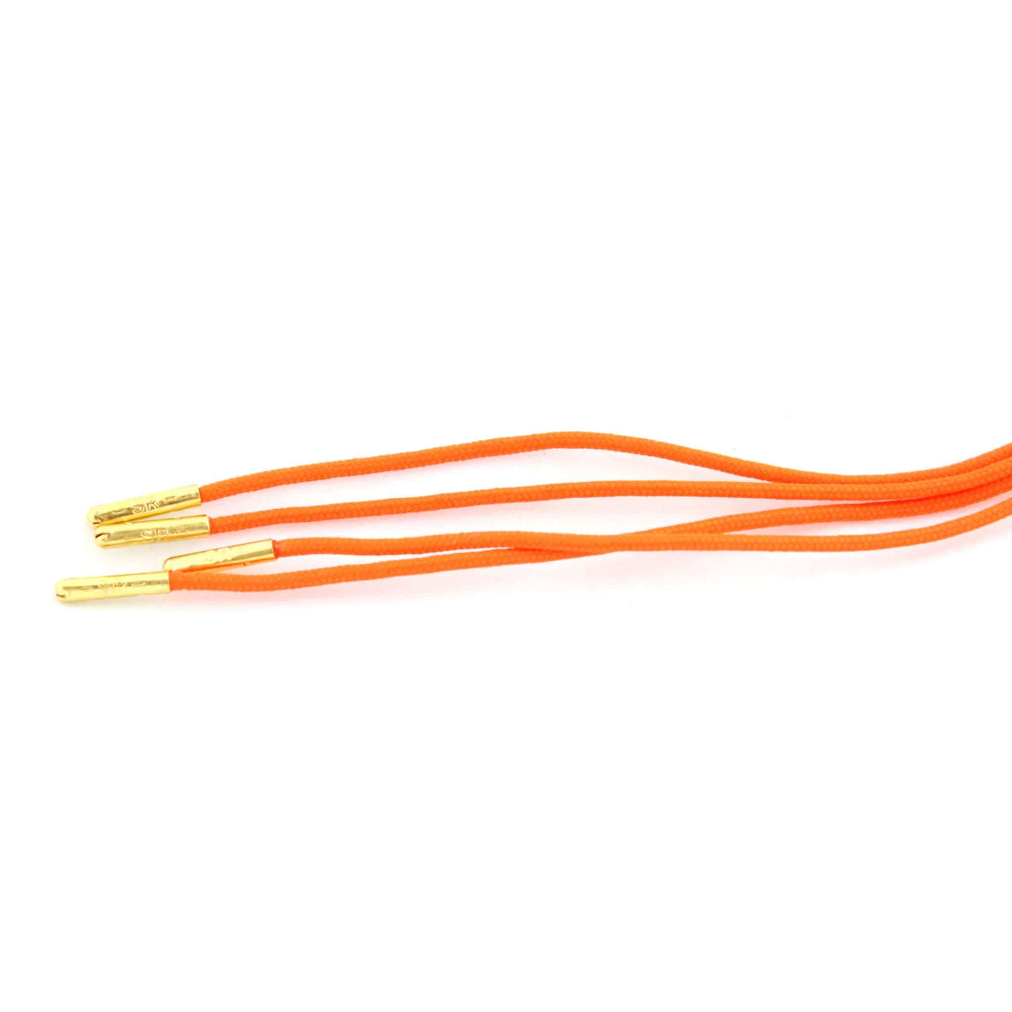 Vibrant Neon Orange Shoelaces for Sneakers & Dress Shoes - 32/81cm Length - Perfect for Casual, Athletic & Fashion Styles