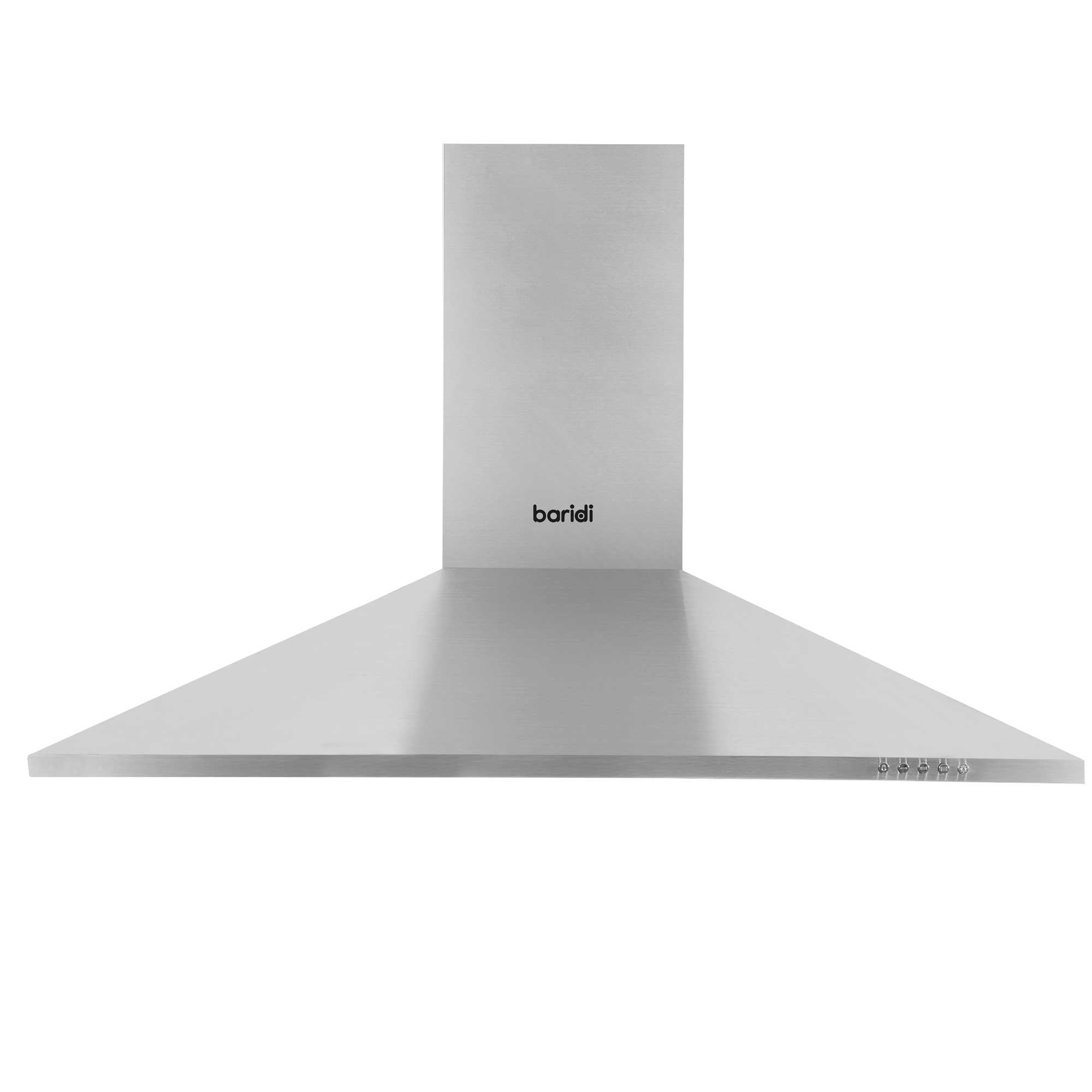 90cm Stainless Steel Chimney Style Cooker Hood with Carbon Filters & Matching Splashback | Powerful Kitchen Ventilation for Home Cooking | DH211