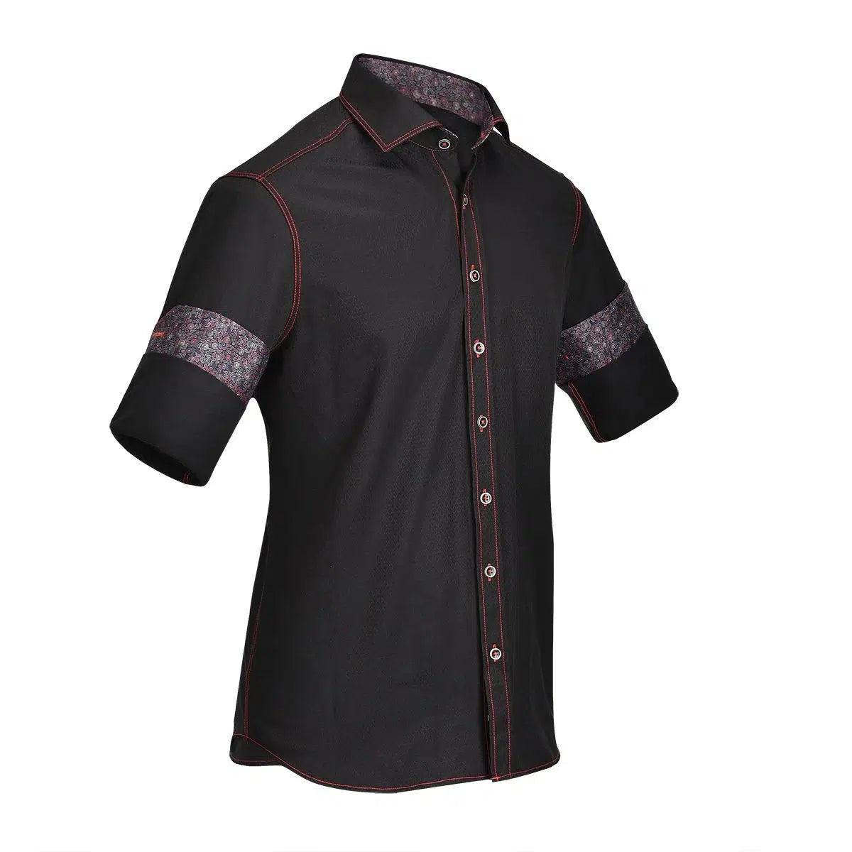 CM59572 Cuadra Black Casual Fashion Shirt for Men - Stylish Everyday Wear for Work & Social Events